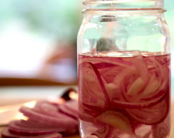 Quick Pickled Onions in Jar