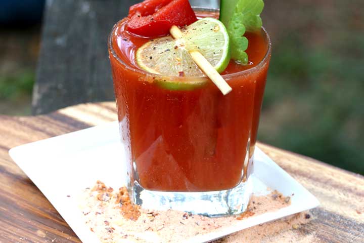 Sriracha Salt Bloody Mary