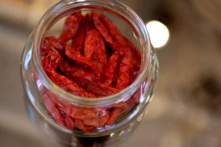 sun dried tomatoes in jar